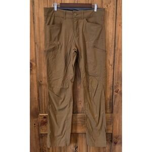 Eddie Bauer Men's First Ascent Cargo Pants Olive Brown